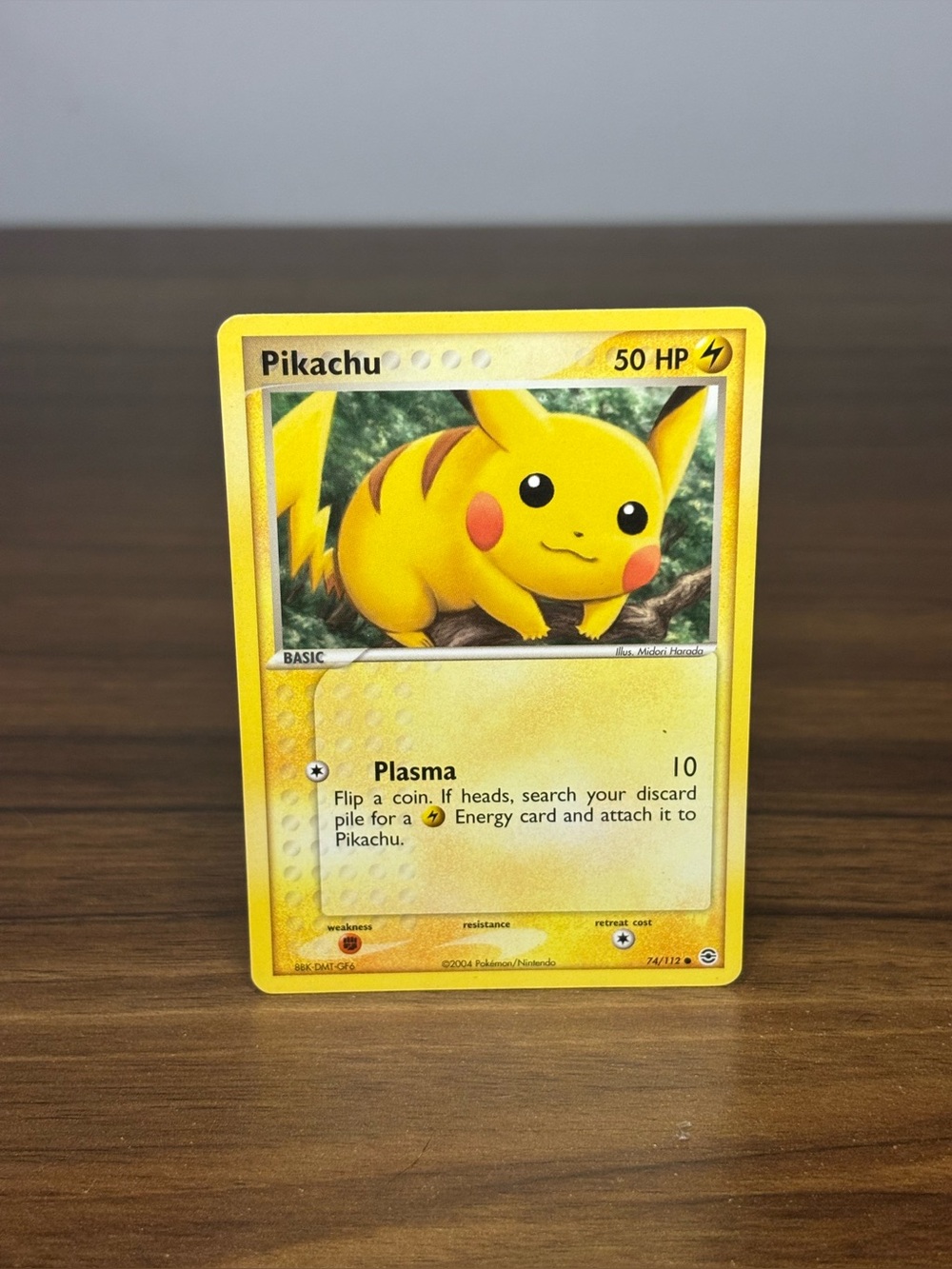 Pikachu 74/112 EX FireRed & LeafGreen Non Holo Pokemon Card
